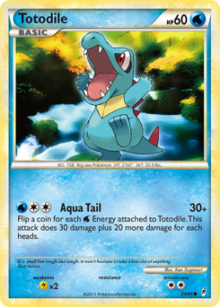 Pokemon Call of Legends Totodile - 74
