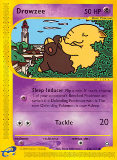 Pokemon Aquapolis Drowzee - 74