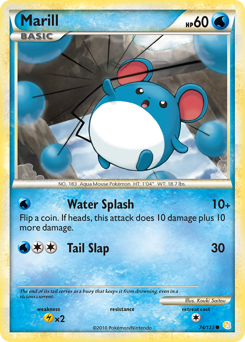 Pokemon HeartGold & SoulSilver Marill - 74
