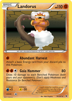 Pokemon Noble Victories Landorus - 74