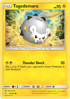 Pokemon Cosmic Eclipse Togedemaru - 74