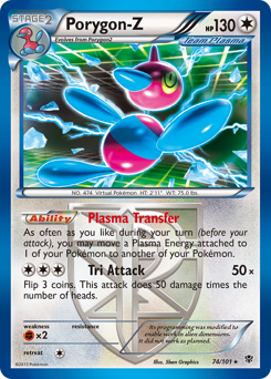Pokemon Plasma Blast Porygon-Z - 74