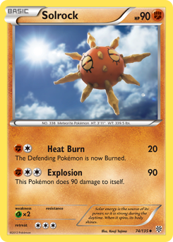 Pokemon Plasma Storm Solrock - 74