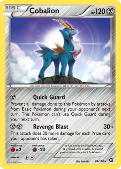 Pokemon Steam Siege Cobalion - 74