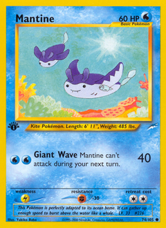 Pokemon Neo Destiny Mantine - 74