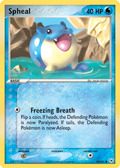 Pokemon Hidden Legends Spheal - 74
