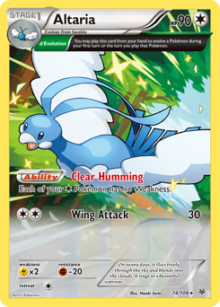 Pokemon Roaring Skies Altaria - 74