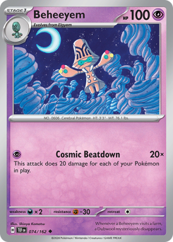 Pokemon Temporal Forces Beheeyem - 74