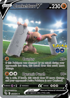 Pokemon Pokémon GO Conkeldurr V - 74