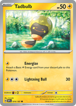 Pokemon Obsidian Flames Tadbulb - 74