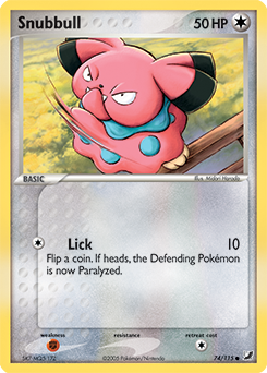 Pokemon Unseen Forces Snubbull - 74