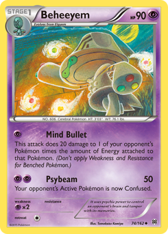 Pokemon BREAKthrough Beheeyem - 74