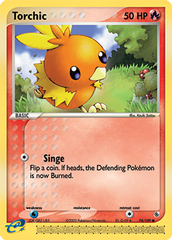Pokemon Ruby & Sapphire Torchic - 74