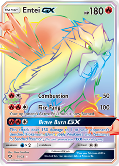 Pokemon Shining Legends Entei-GX - 74