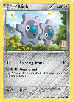 Pokemon Emerging Powers Klink - 74