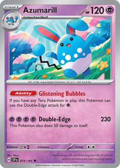 Pokemon Surging Sparks Azumarill - 74