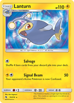 Pokemon Lost Thunder Lanturn - 74