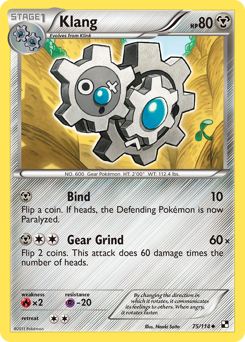 Pokemon Black & White Klang - 75