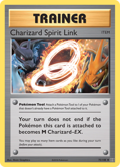 Pokemon Evolutions Charizard Spirit Link - 75