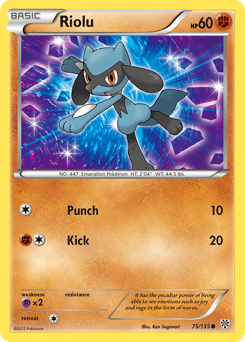 Pokemon Plasma Storm Riolu - 75