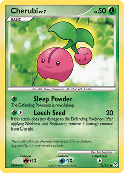 Pokemon Diamond & Pearl Cherubi - 75