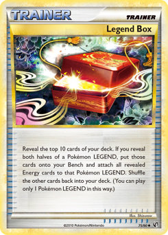 Pokemon HS—Undaunted Legend Box - 75