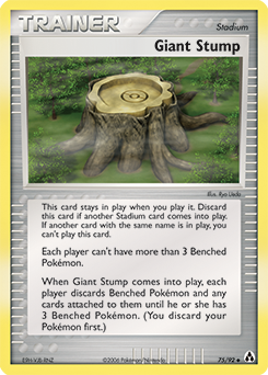 Pokemon Legend Maker Giant Stump - 75