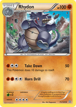 Pokemon Primal Clash Rhydon - 75