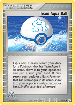 Pokemon Team Magma vs Team Aqua Team Aqua Ball - 75