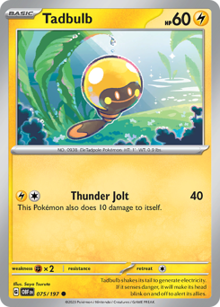 Pokemon Obsidian Flames Tadbulb - 75