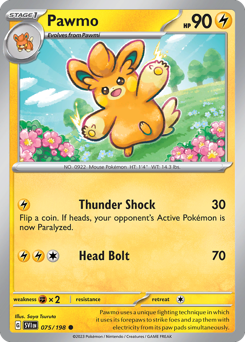 Pokemon Scarlet & Violet Pawmo - 75
