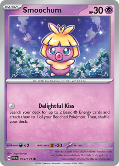 Pokemon Surging Sparks Smoochum - 75