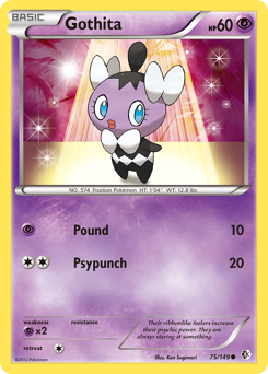 Pokemon Boundaries Crossed Gothita - 75