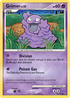 Pokemon Platinum Grimer - 75