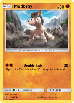 Pokemon Guardians Rising Mudbray - 75