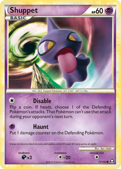 Pokemon HS—Triumphant Shuppet - 75