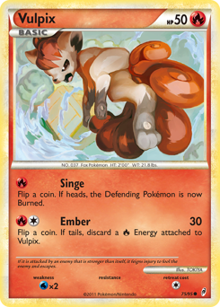 Pokemon Call of Legends Vulpix - 75