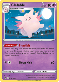 Pokemon Rebel Clash Clefable - 75