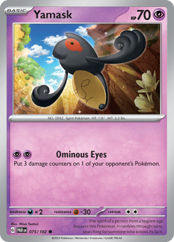 Pokemon Paradox Rift Yamask - 75