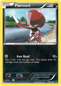 Pokemon Noble Victories Pawniard - 75