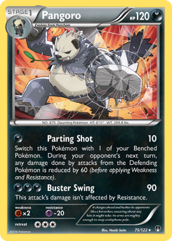 Pokemon BREAKpoint Pangoro - 75