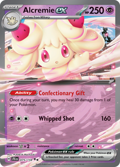 Pokemon Journey Together Alcremie ex - 75