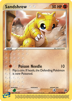 Pokemon Sandstorm Sandshrew - 75