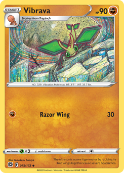 Pokemon Brilliant Stars Vibrava - 75