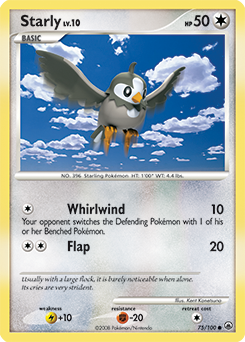 Pokemon Majestic Dawn Starly - 75