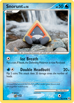 Pokemon Arceus Snorunt - 75