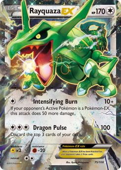 Pokemon Roaring Skies Rayquaza-EX - 75