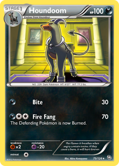 Pokemon Dragons Exalted Houndoom - 75