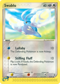 Pokemon Dragon Swablu - 75