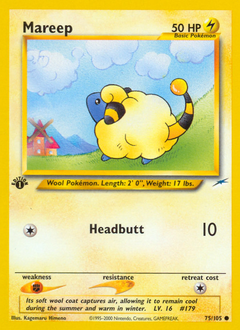 Pokemon Neo Destiny Mareep - 75